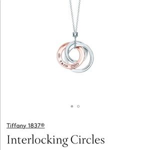 Tiffany Interlocking circle necklace